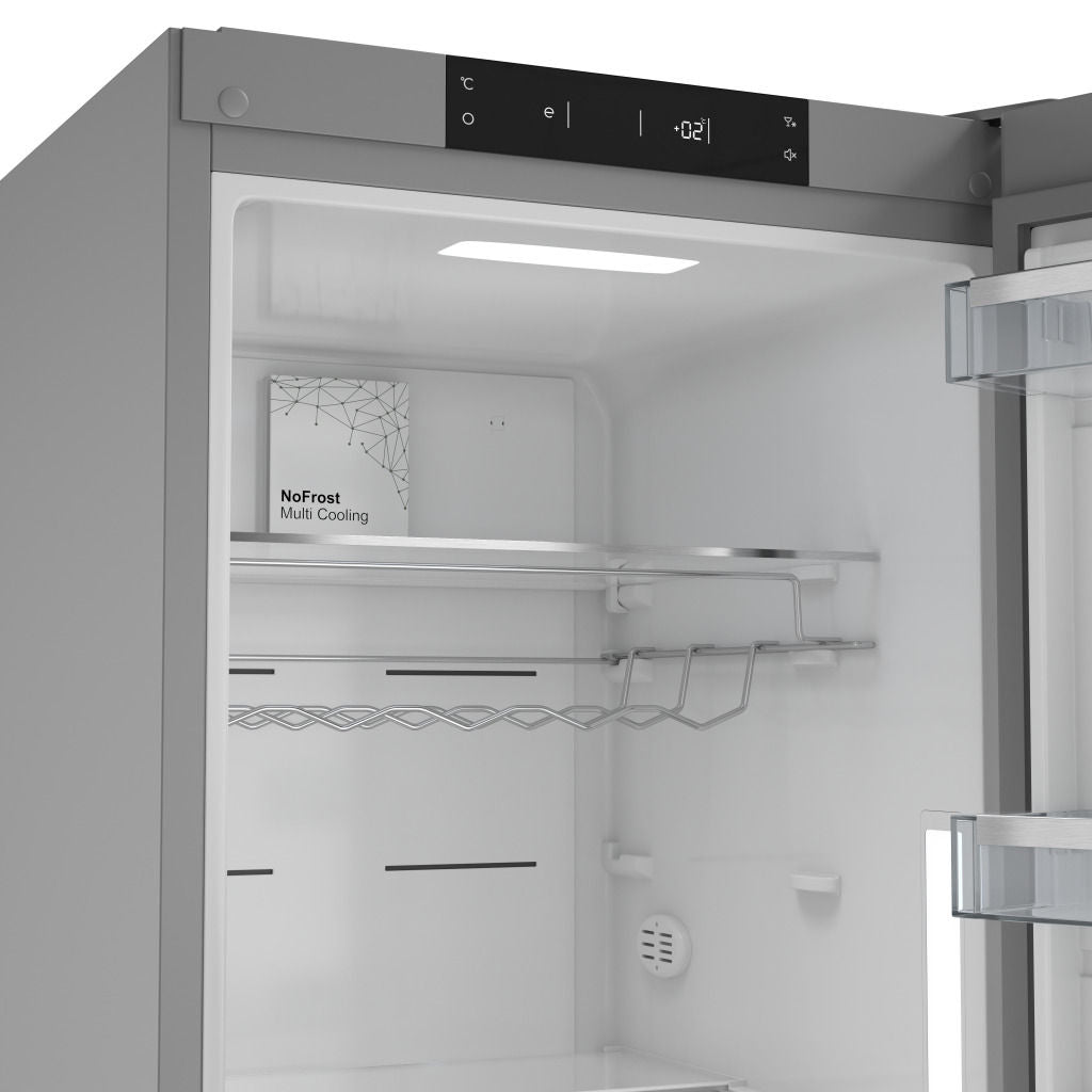 Refrigerador Elettromec Inox Duo 404 Litros 60 cm 220V - RFDU404XX2VSA