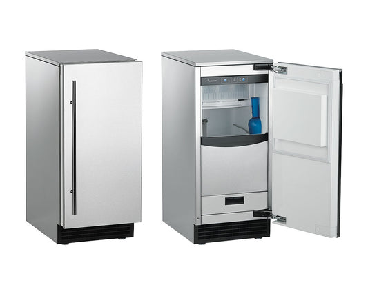 Máquina de gelo gourmet, embutida, 65 lb/dia, 26 lb de armazenamento