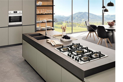 Cooktop Elanto Professionale Doppia Fiamma Central 5Q | 5kW | 90cm