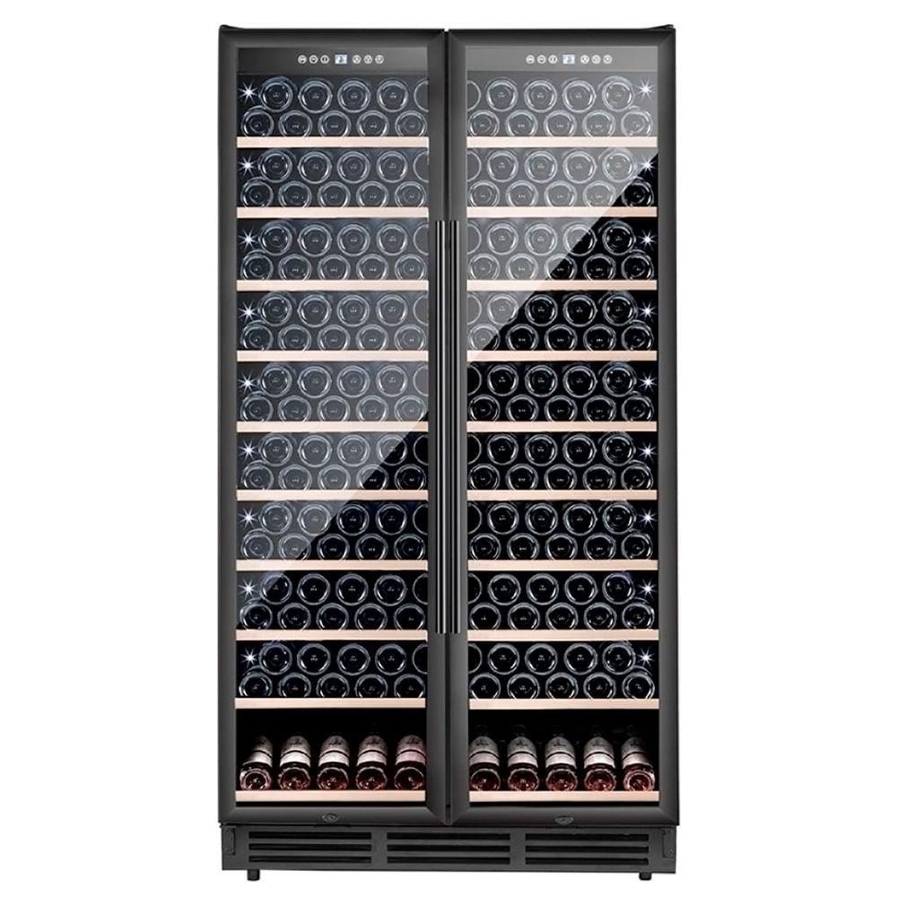 Adega Benmax BAC218B Black Side by Side Dual Zone 218 Garrafas 710L 220V - BAC218B