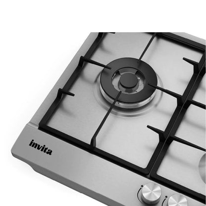 Cooktop a Gás Invita Inox 90cm Bivolt - I-CKG-5Q-90-XX-3TNA