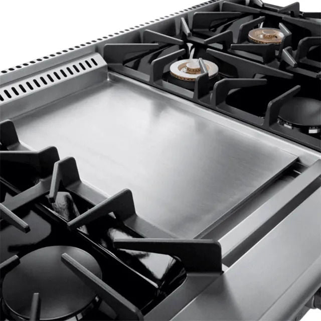 Rangetop Semi-profissional Benmax 122cm Inox 6 Queimadores + Chapa 127V - RTOP06BG122SA