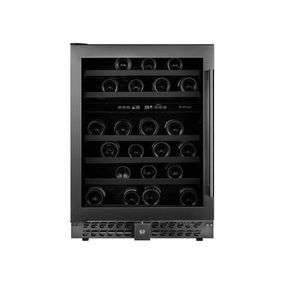 Adega de Vinhos Elanto Nero Argento Dual Zone 46 Garrafas 60cm 220V - LNTWC646UDZNAG2