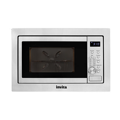 Micro-ondas Invita Inox Built-in 25 Litros 220V - I-FMC-25-XX-2XBA