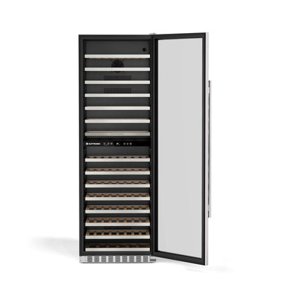 Adega Inox 134 Garrafas Dual Zone Built-in Connect 220V Abertura Esquerda Elettromec - CV2BI134XV2VPB