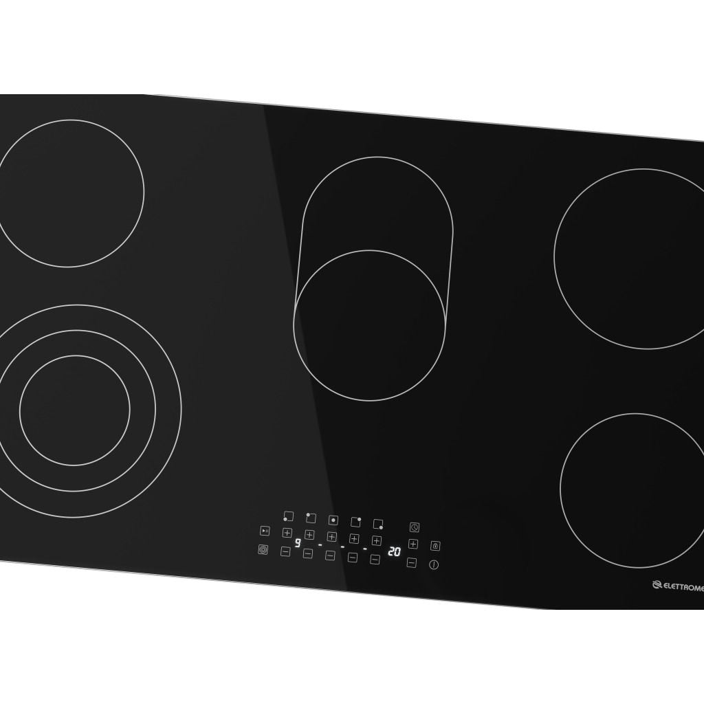 Cooktop Elettromec Vitrocerâmico 5 Zonas 90 cm 220V - CKV5Q90CV2KSA