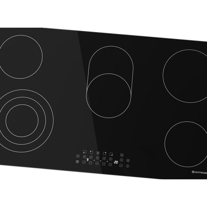 Cooktop Elettromec Vitrocerâmico 5 Zonas 90 cm 220V - CKV5Q90CV2KSA