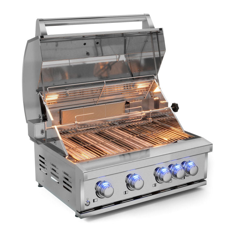 Churrasqueira Inox a Gás 30 Polegadas 220V Elettromec - BBQ5Q30XX2SCA