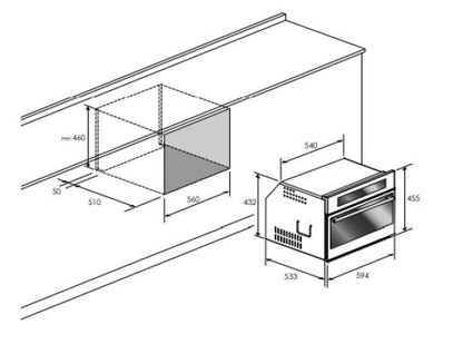 Forno Elanto Combinado Professionale Elétrico + Micro-ondas 30 Inch 36 L 220V com Moldura - LNTFC3010ECPROX2