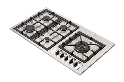 Cooktop a Gás Crissair Europa 90cm 5 Queimadores Bivolt - CCB 04 G6