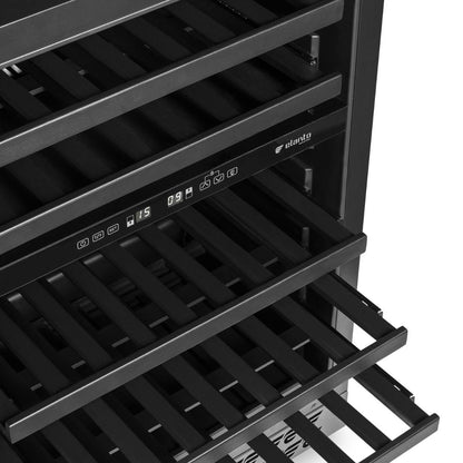 Adega de Vinhos Elanto Nero Argento Dual Zone 46 Garrafas 60cm 220V - LNTWC646UDZNAG2