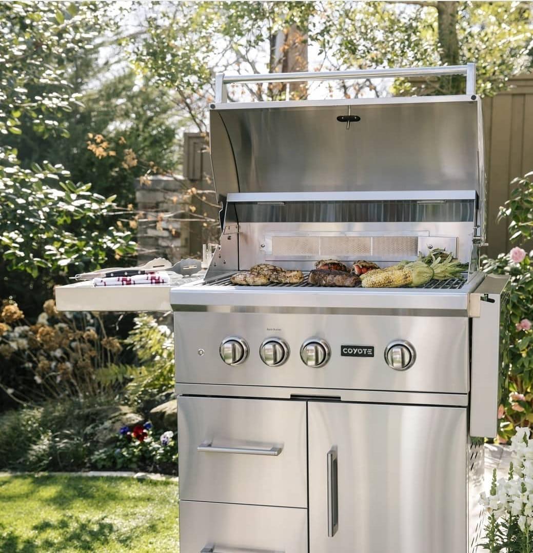 Churrasqueira a gás no carrinho SÉRIE S - 30''- Gás GLP