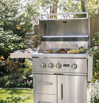Churrasqueira a gás no carrinho SÉRIE S - 30''- Gás GLP