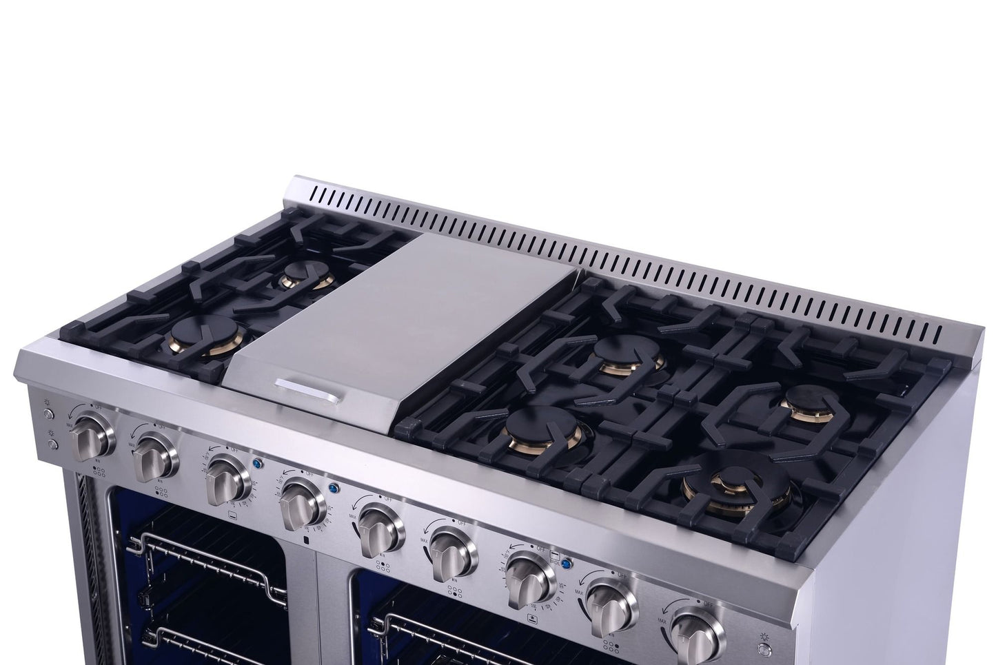 Fogão de Piso Cookerhood GR4801H34 48 Polegadas Inox 120V - GR4801H34