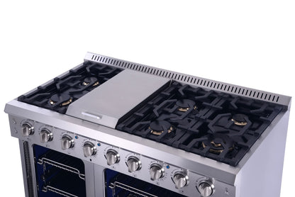 Fogão de Piso Cookerhood GR4801H34 48 Polegadas Inox 120V - GR4801H34