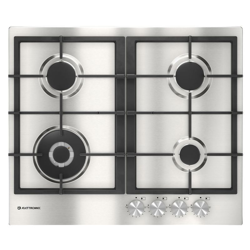 Cooktop a Gás Luce Elettromec 4 Queimadores 60 cm Bivolt - CKG4Q60LC3ZEA