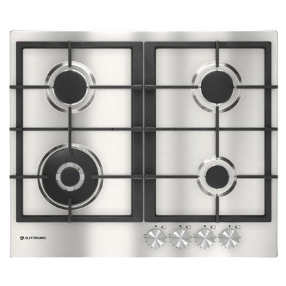 Cooktop a Gás Luce Elettromec 4 Queimadores 60 cm Bivolt - CKG4Q60LC3ZEA