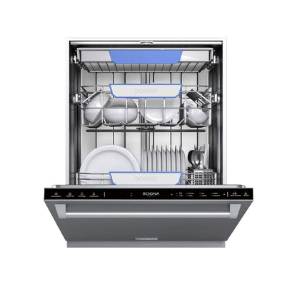 Lava-louças Sogna Sense de Embutir e Revestir 15 Serviços 60cm 220V - SDW60-15