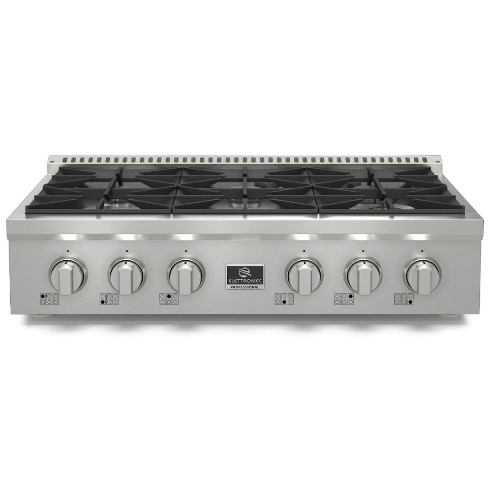 Rangetop Elettromec Professional Inox 36 Polegadas 127V - RT6Q36XP1SGA