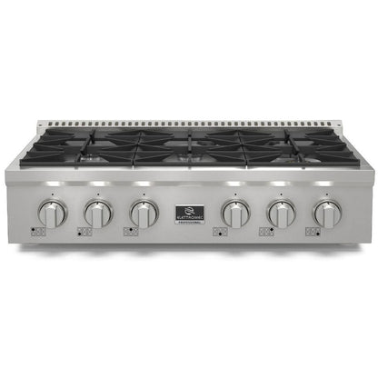 Rangetop Elettromec Professional Inox 36 Polegadas 127V - RT6Q36XP1SGA