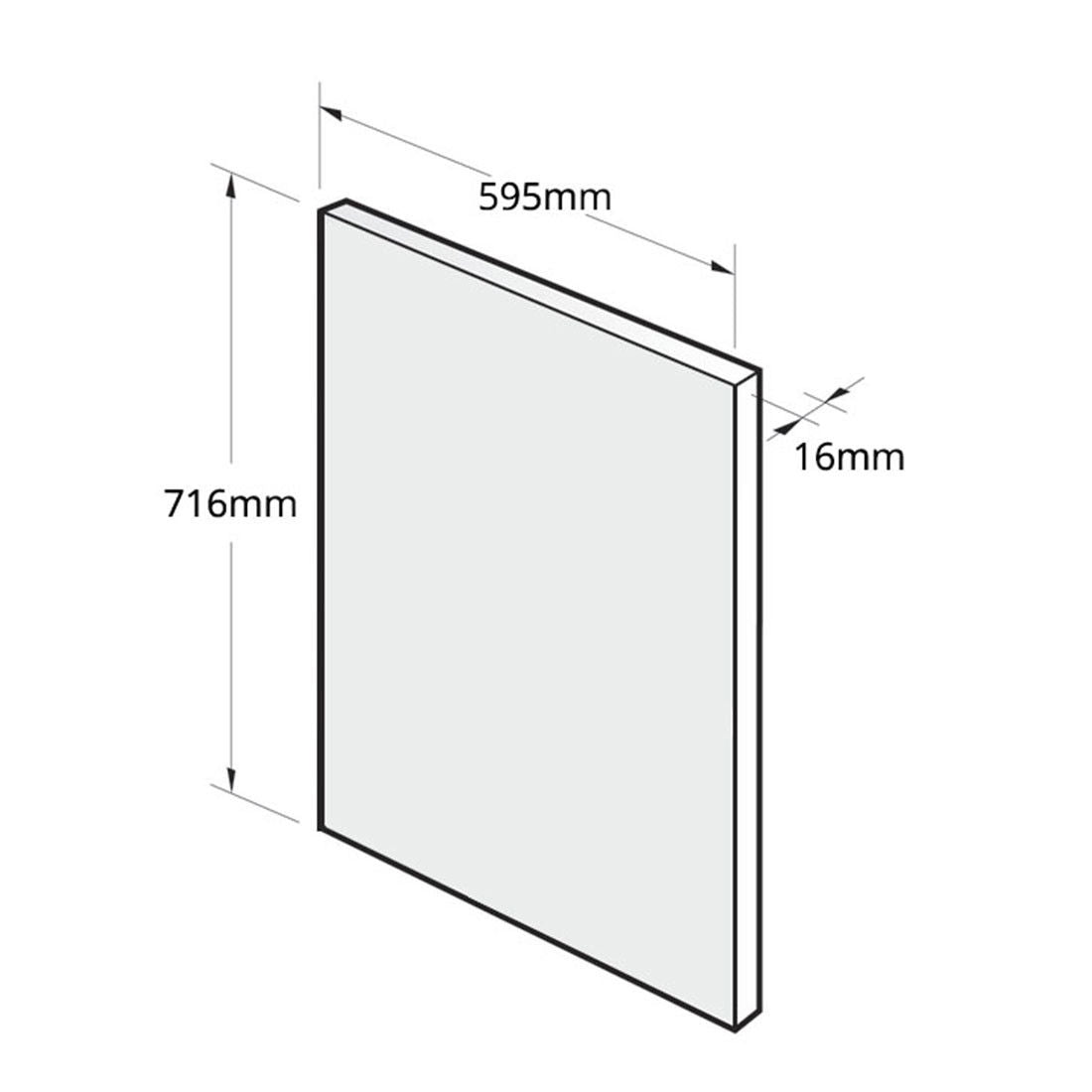 Painel Decorativo Gorenje HomeMade para Lava-louças 60cm Inox - DFD72EXB