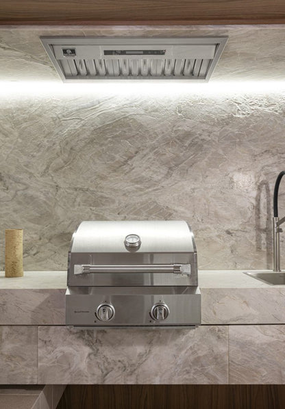 Coifa Elettromec Professional Churrasqueira Built-In 34 Polegadas 220V - CFBBBQ34XP2ELA