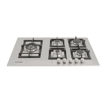 Cooktop Elettromec Quadratto Gás 5 Queimadores 90 cm Bivolt - CKG5Q90XQ3ZEA