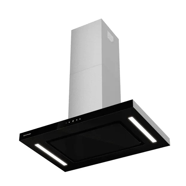 Coifa Ilha Elettromec Vetro Inox e Vidro 90cm Connect 220V