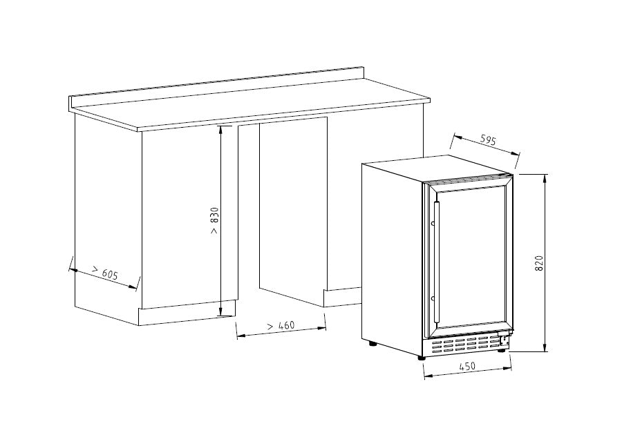 Adega 29 Garrafas Cookerhood - Novo