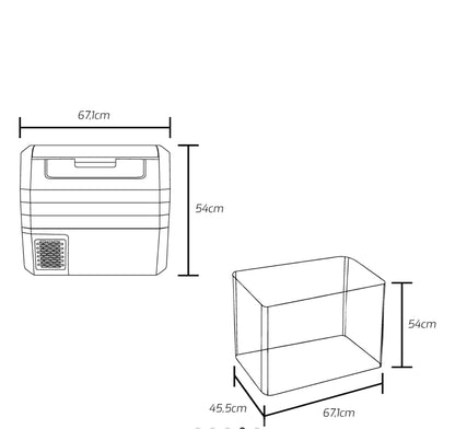 Freezer Portatil Benmax 65L - Quadrivolt - Novo