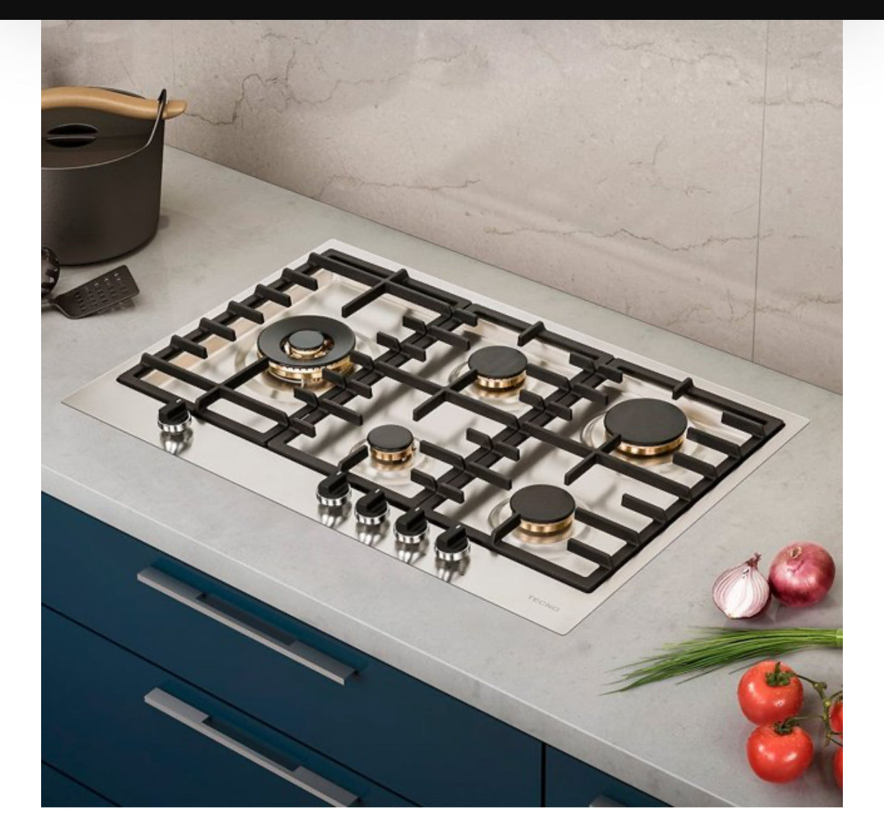 Cooktop a Gás Filotop Tecno Vintage 5Q TH75 FTX V2 - 220V