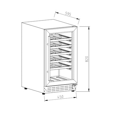 Adega 29 Garrafas Cookerhood - Novo