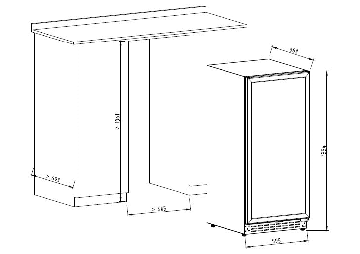 Adega 116  Garrafas Cookerhood - Novo