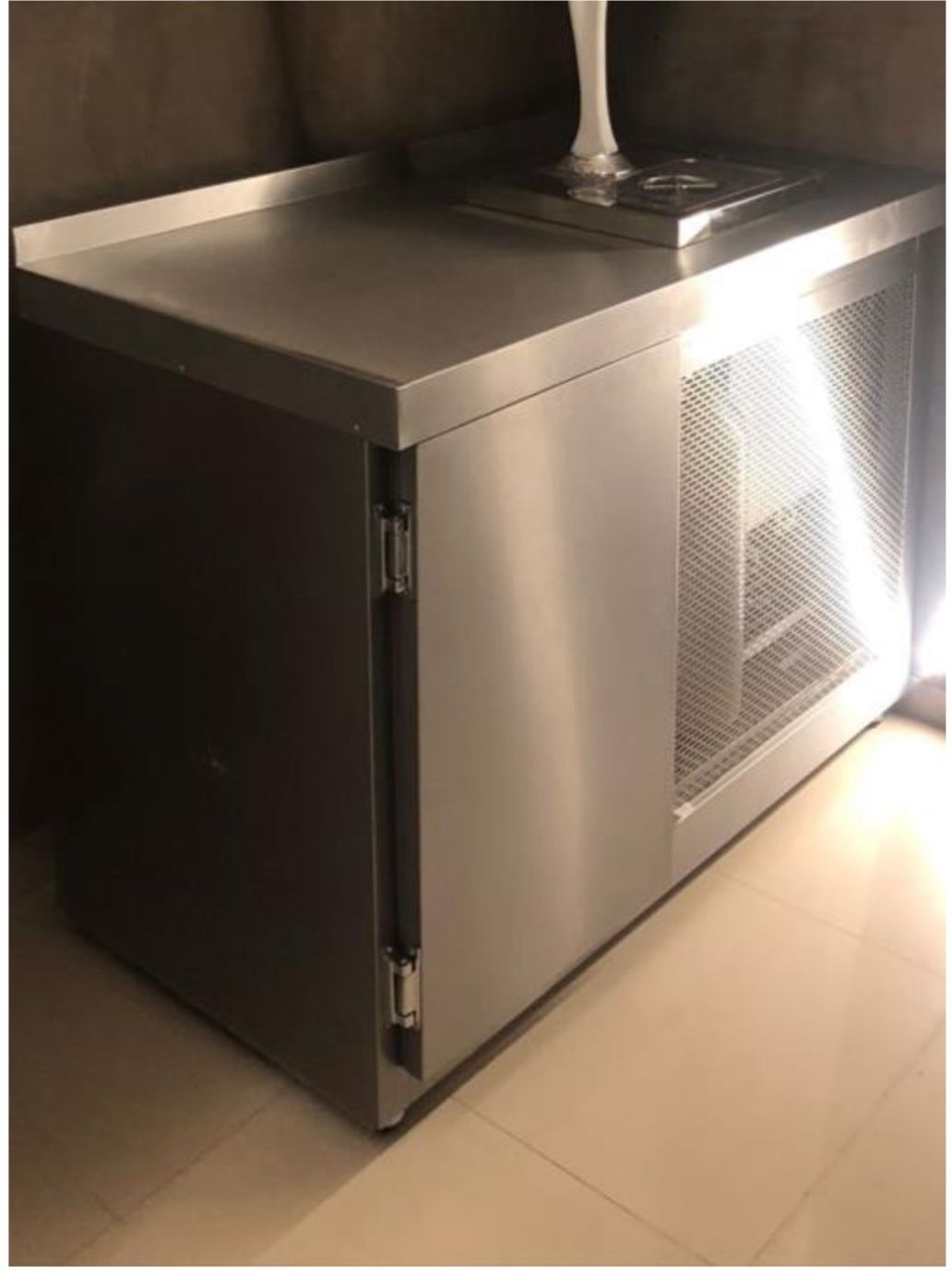 Balcão Refrigerado Acoplado em Inox 140 cm 220V - BALCAOACOPLADO