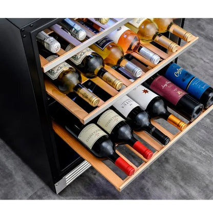 Adega Tecno Professional 2 Zonas 43 garrafas 220v Porta Invertida