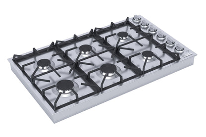 Cooktop a Gás Semiprofissional SOGNA Sense SGC90 6 Queimadores 90cm 220V