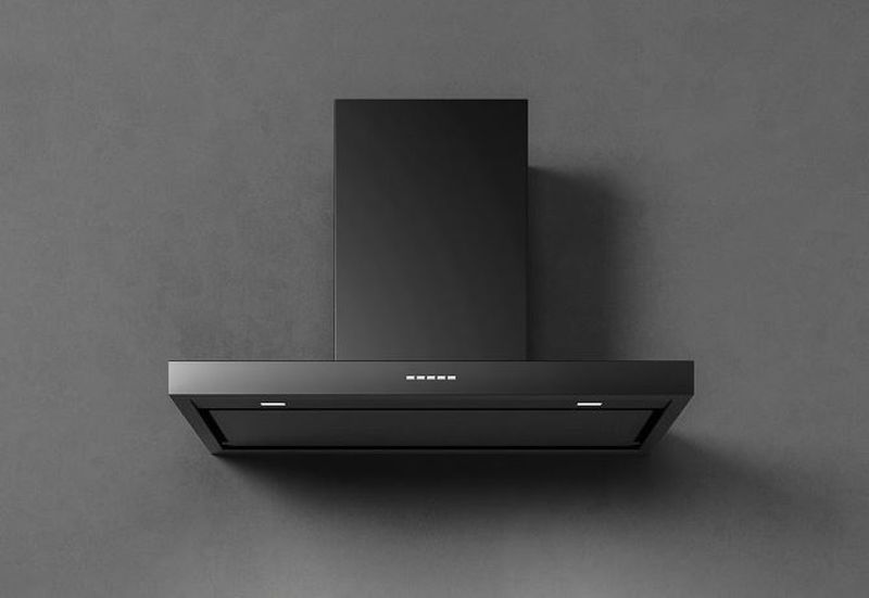 Coifa Falmec Plane Plus Black Parede 90 cm 220V - CPLN90E23P2BRN490F