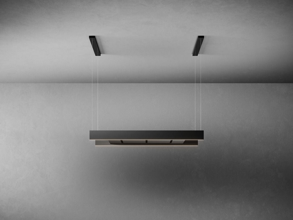 Coifa Falmec Light Ilha 120 cm Black Matte 220V - CLTI20F0P2NRSN451F