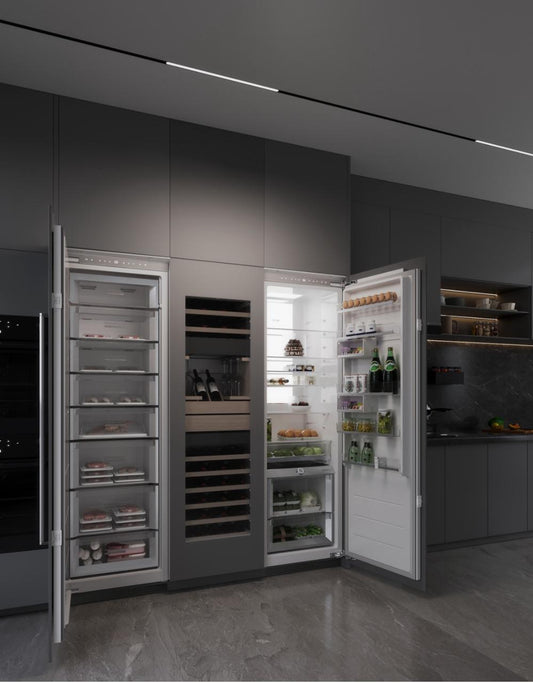 Conjunto Benmax Adega + Refrigerador Embutir e Revestir