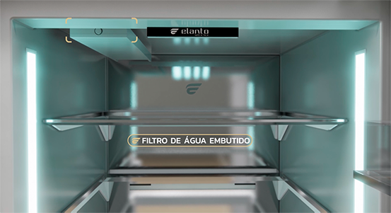 Refrigerador Elanto Professionale French Door | Combinado 36″ | Ice Maker