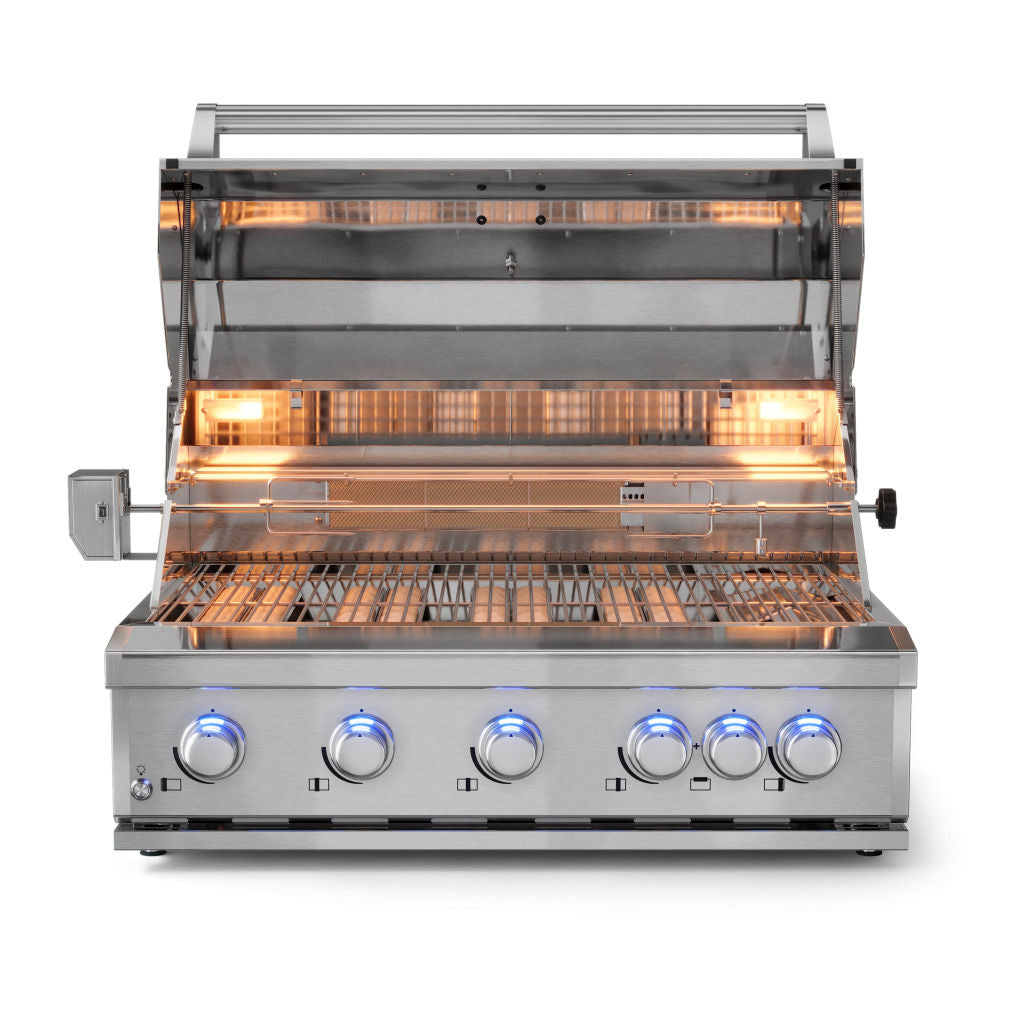 Churrasqueira Elettromec Inox a Gás 36 Polegadas 220V - BBQ6Q36XX2SCA