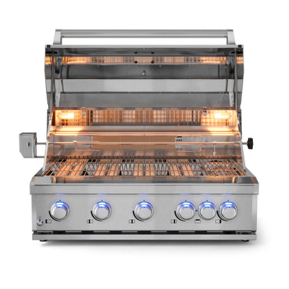 Churrasqueira Elettromec Inox a Gás 36 Polegadas 220V - BBQ6Q36XX2SCA