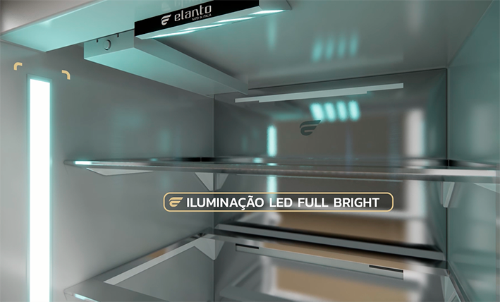 Refrigerador Elanto Professionale French Door | Combinado 36″ | Ice Maker