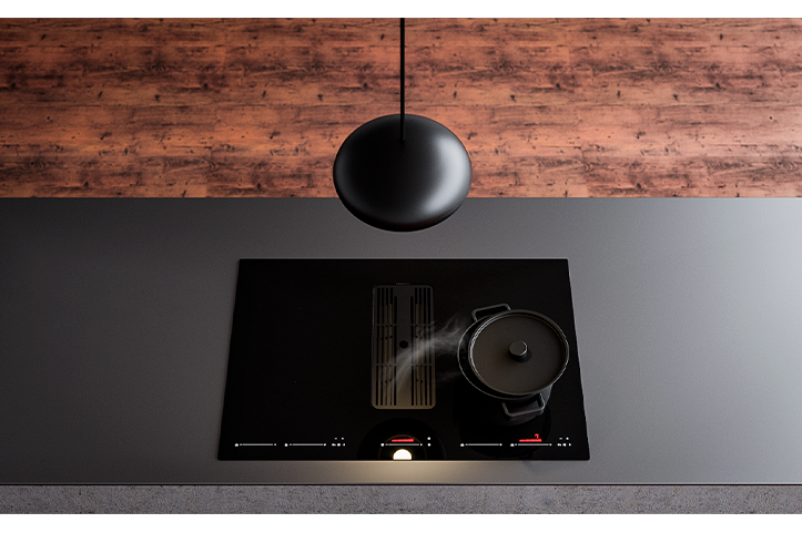 Cooktop Coifa Integrada Elanto Nero Argento 78cm | Kinetic | 220V