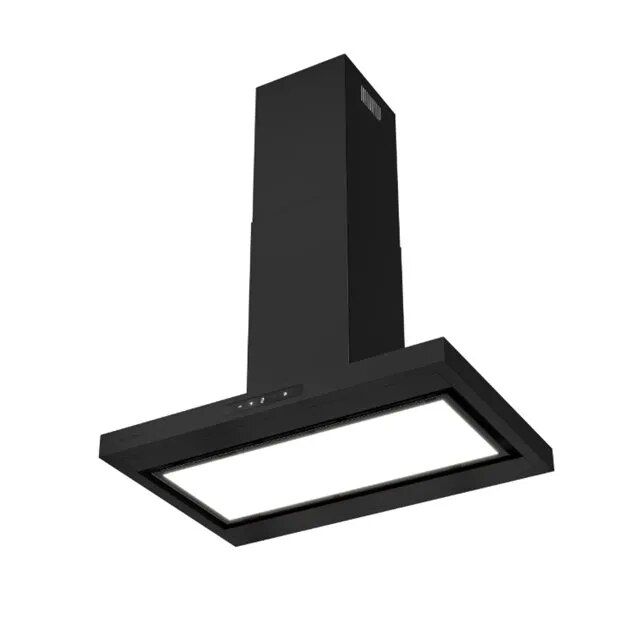 Coifa Adria Parede Black Matte 90cm Connect 220V Elettromec - CFPADR90BM2ATA