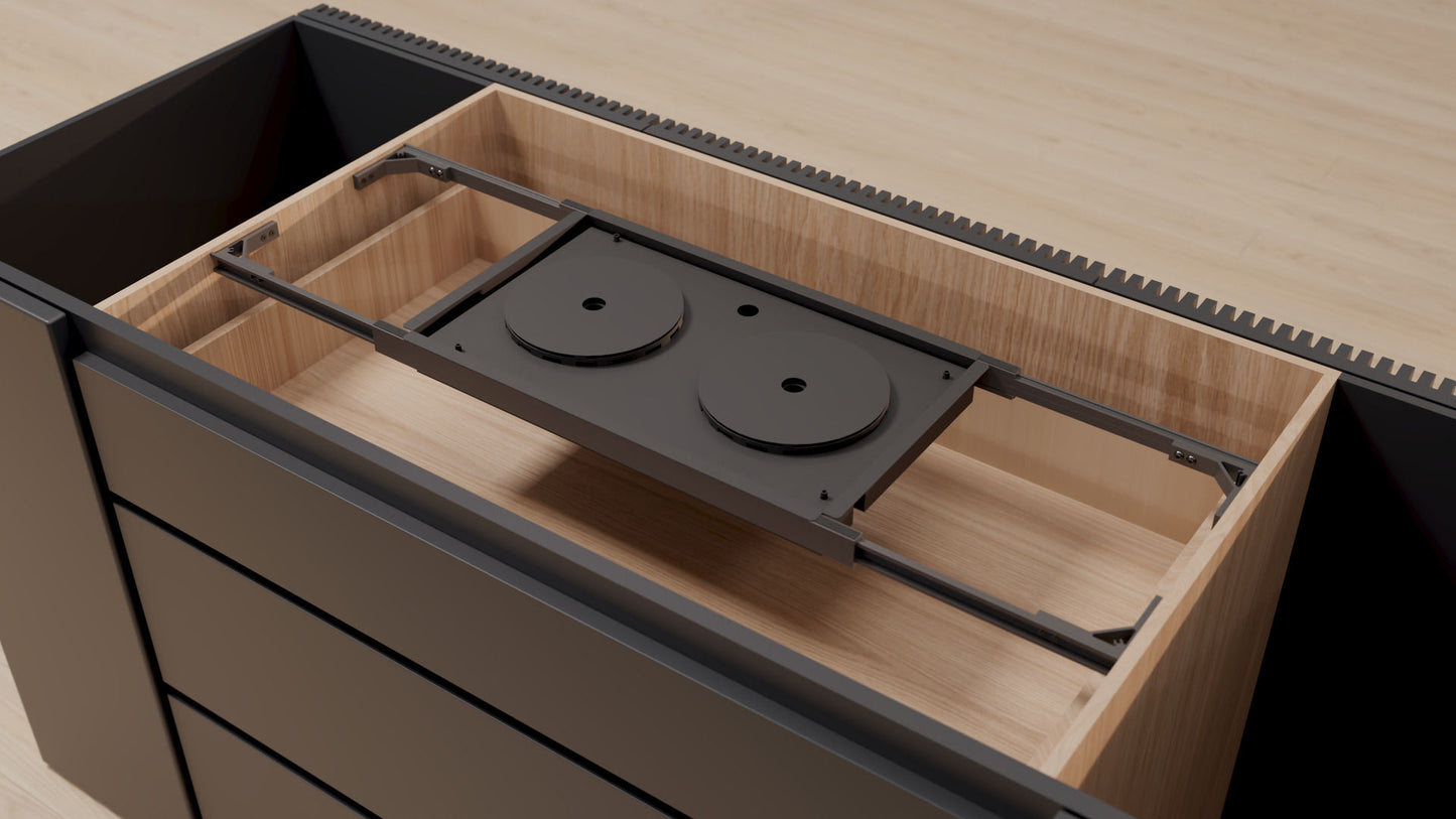 Cooktop Invisível de Indução Invisacook 2 Zonas 220V - INVISACOOK2Z