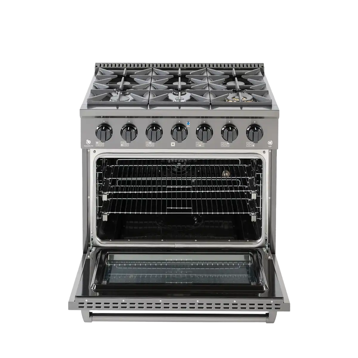 Fogão Freestanding Crissair Austin Black 90cm 6 Queimadores 220V - 72187