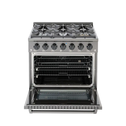 Fogão Freestanding Crissair Austin Black 90cm 6 Queimadores 220V - 72187