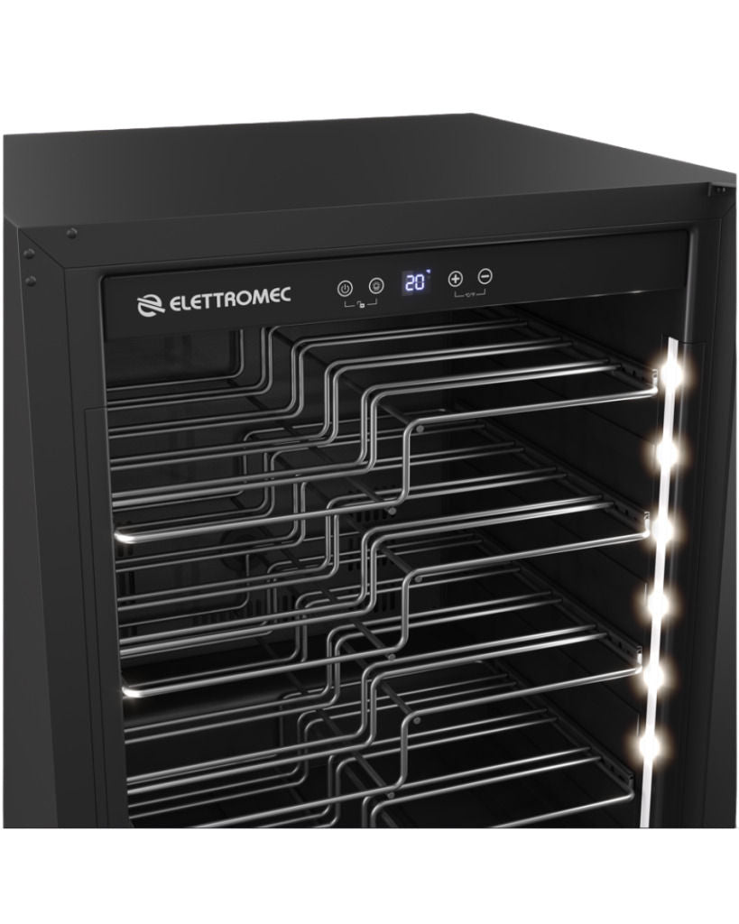 Adega Elettromec Vetro 40 Garrafas Built-in 220V - CV1BI40VT2VPA