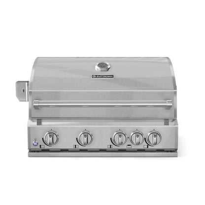 Churrasqueira Elettromec Inox a Gás 75 cm 5 Queimadores 220V - BBQ5Q75XX2SCA